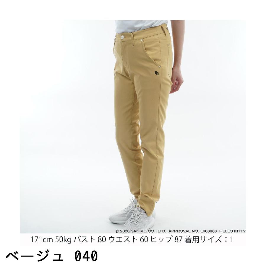 パーリーゲイツ PEARLY GATES HELLO KITTY ストレッチ チノノータックパンツ レディス_3
