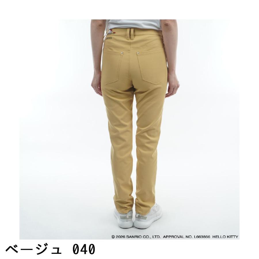 パーリーゲイツ PEARLY GATES HELLO KITTY ストレッチ チノノータックパンツ レディス_4