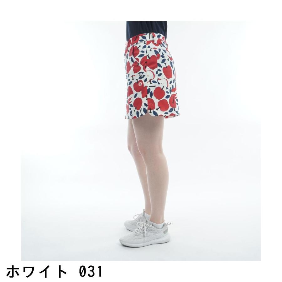 PEARLY GATES（パーリーゲイツ） りんご総柄 ストレッチ チノスカート
