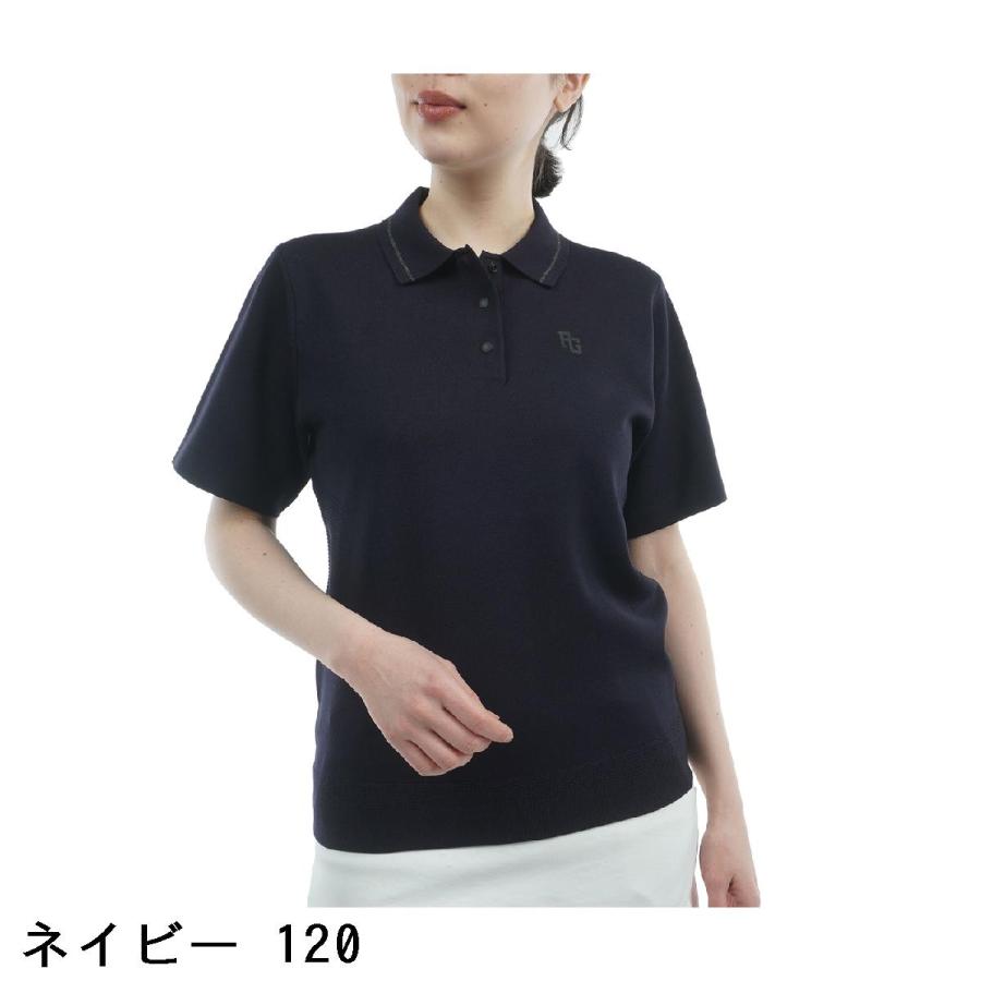 パーリーゲイツ PEARLY GATES ポリエステルヤーン 半袖ポロセーター レディス_1