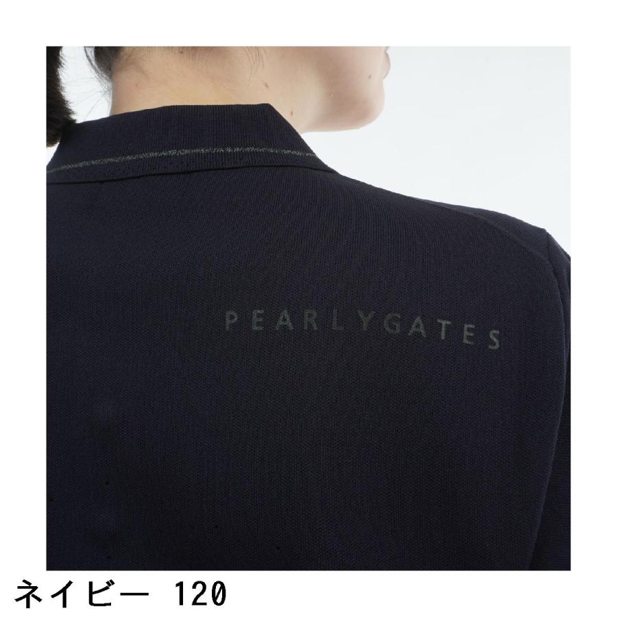 パーリーゲイツ PEARLY GATES ポリエステルヤーン 半袖ポロセーター レディス_7