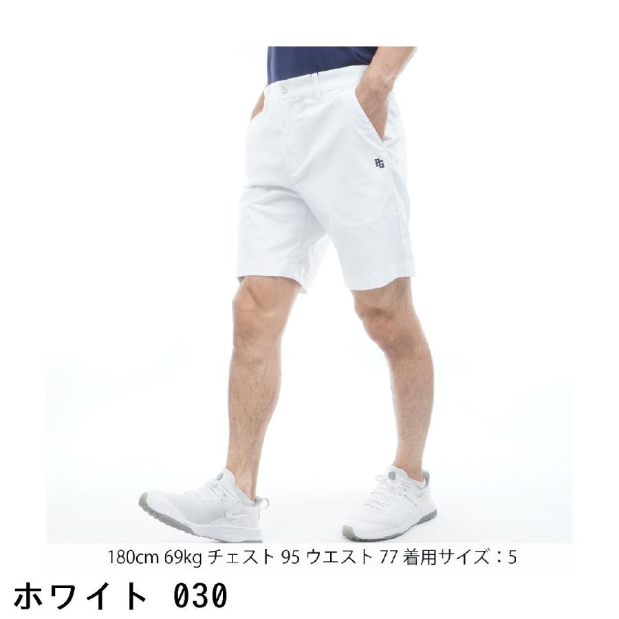 正規品パーリーゲイツ ストレッチ ヘリンボーン ショートパンツ ホワイト 5 PEARLY GATES（パーリーゲイツ） ストレッチヘリンボーン ショート