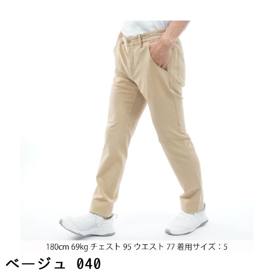 PEARLY GATES メンズパンツ 　ホワイト　サイズ　5 PEARLY GATES（パーリーゲイツ） ストレッチサッカーノータックパンツ