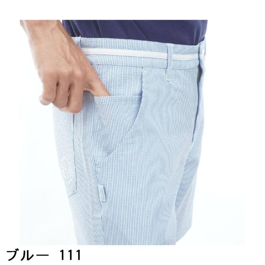 PEARLY GATES（パーリーゲイツ） ストライプ ストレッチサッカー