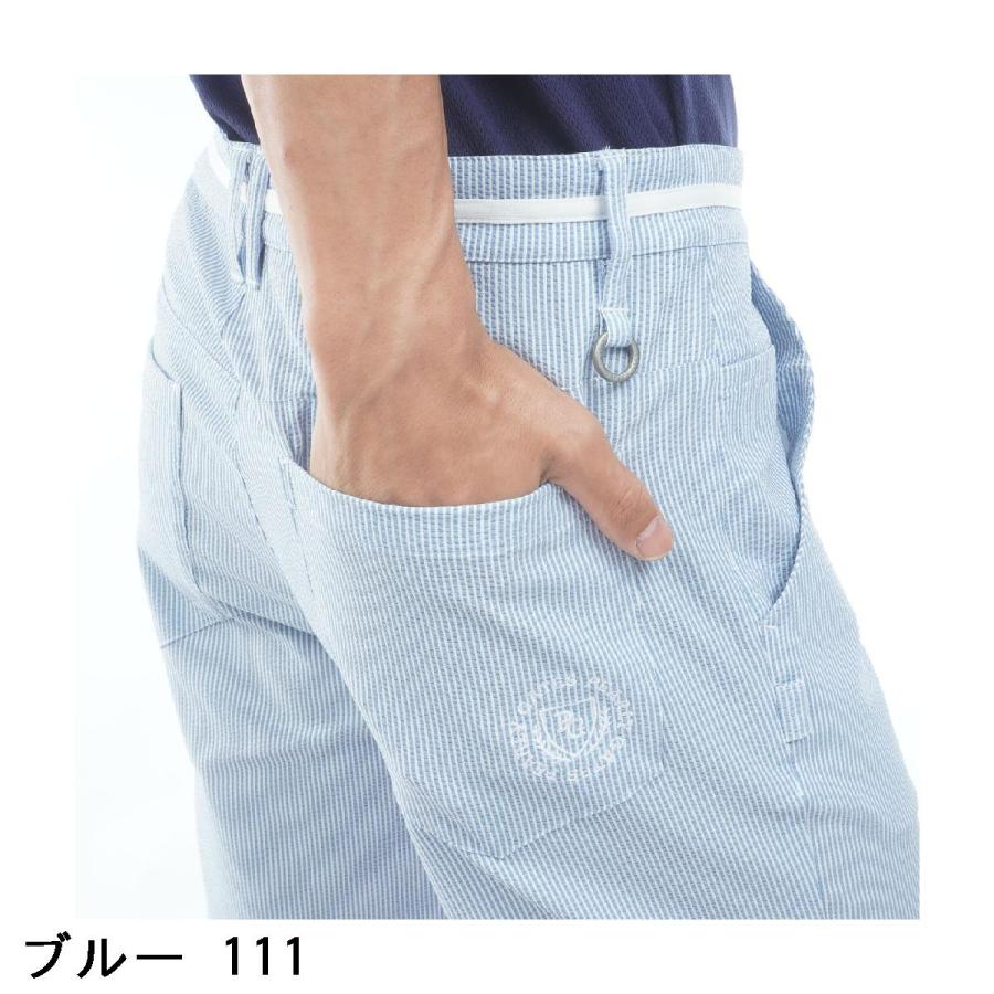 PEARLY GATES（パーリーゲイツ） ストライプ ストレッチサッカー