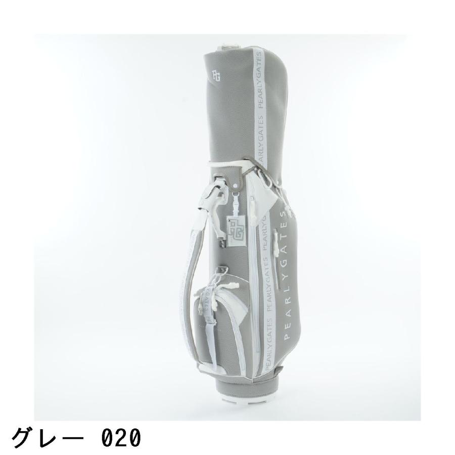 PEARLY GATES メッシュキャディバッグ グレー PEARLY GATES（パーリーゲイツ） メッシュ×ラバー調 キャディバッグ