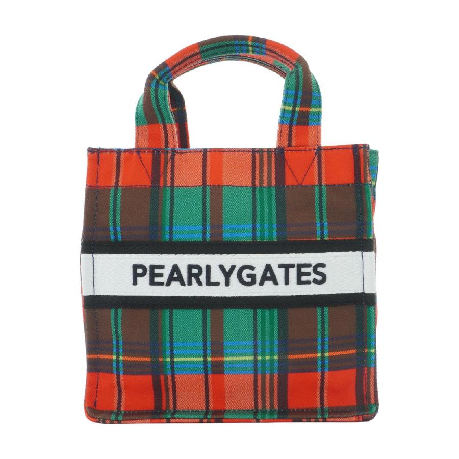PEARLY GATES チェック柄 カートバッグ PEARLY GATES（パーリーゲイツ） マドラスチェック柄 カートバッグ