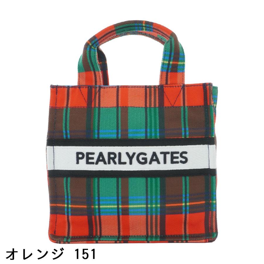 PEARLY GATES チェック柄バッグ PEARLY GATES（パーリーゲイツ） マドラスチェック柄 カートバッグ