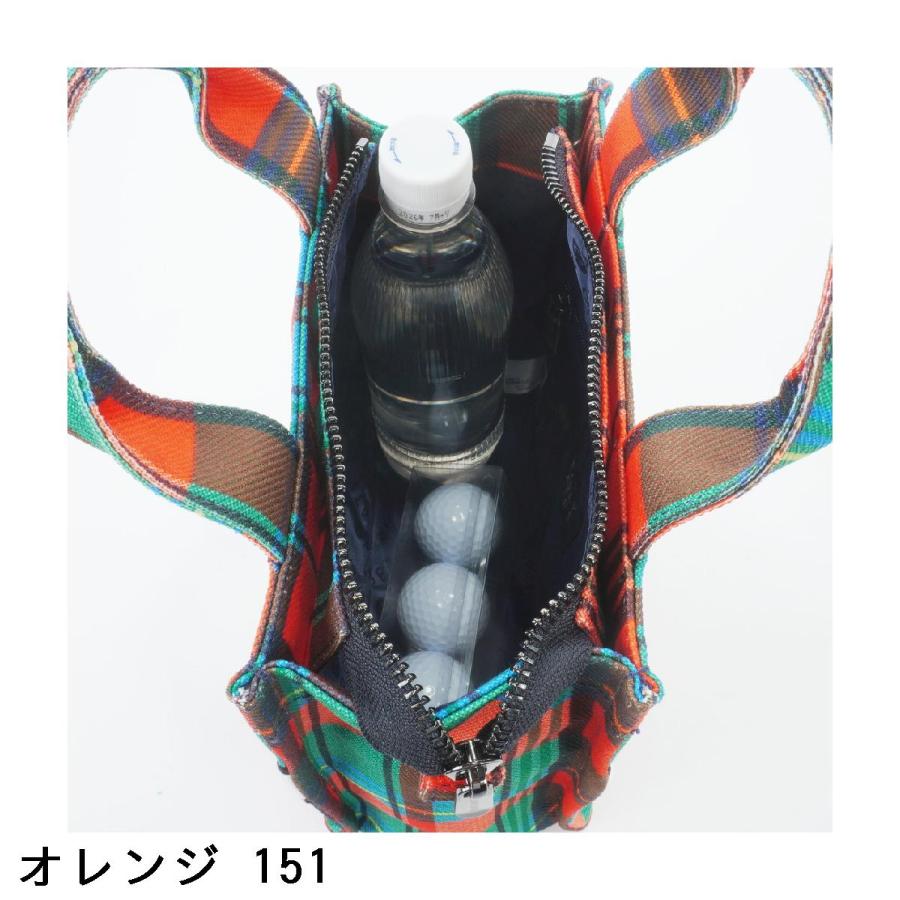 PEARLY GATES（パーリーゲイツ） マドラスチェック柄 カートバッグ