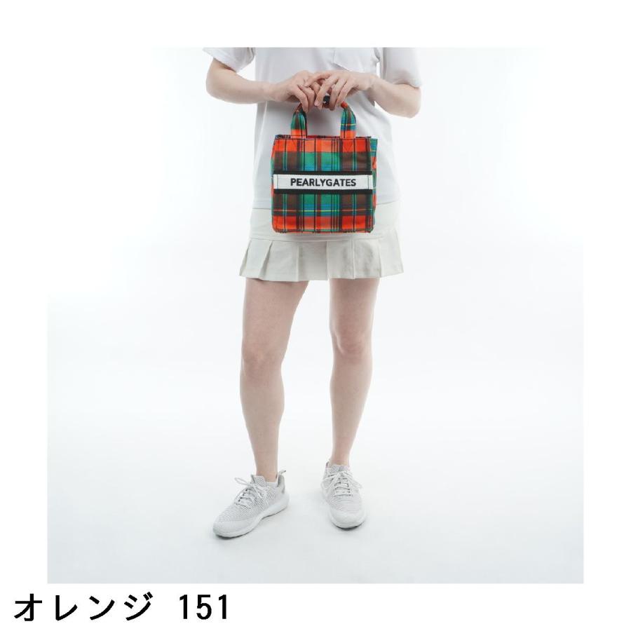 PEARLY GATES（パーリーゲイツ） マドラスチェック柄 カートバッグ