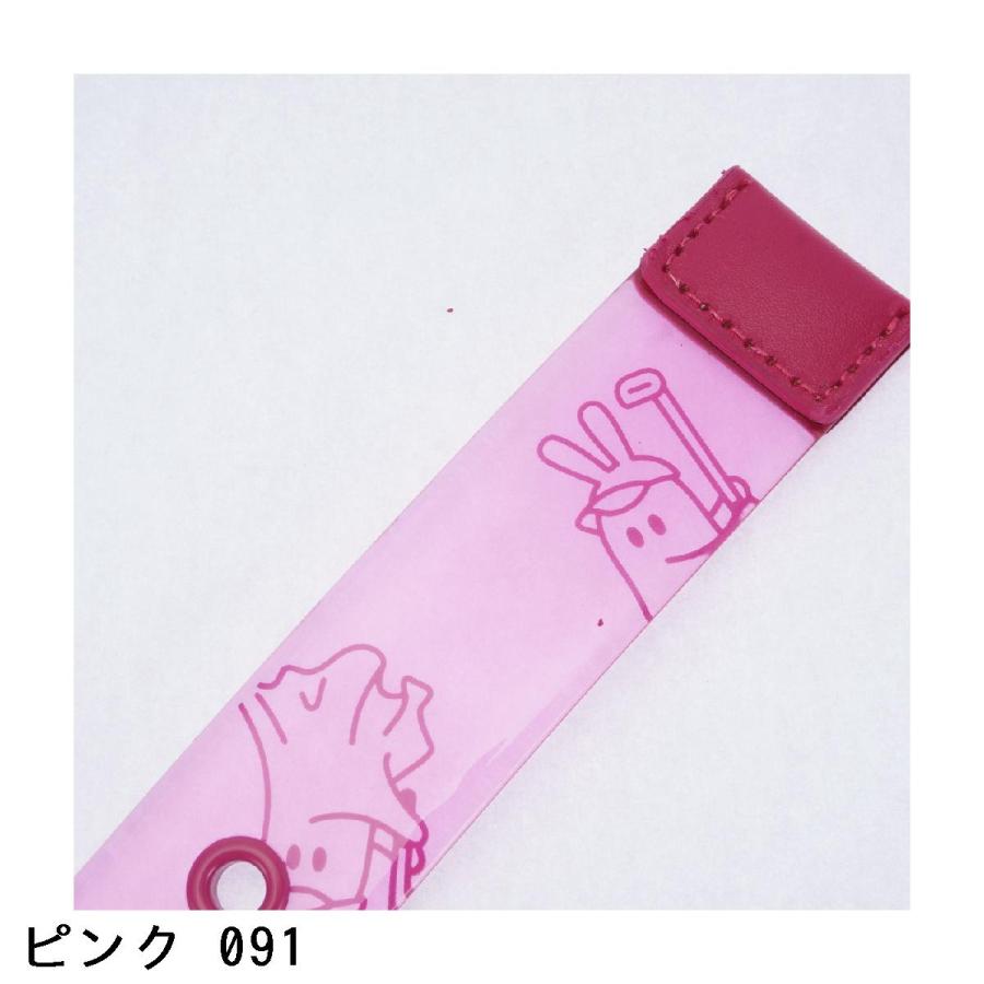 PEARLY GATES（パーリーゲイツ） ボギーちゃん柄クリアベルト : PEARLY
