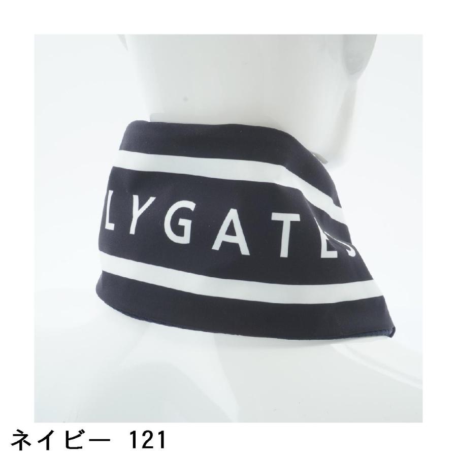 PEARLY GATES（パーリーゲイツ） ロゴライン柄ポケット付きネック
