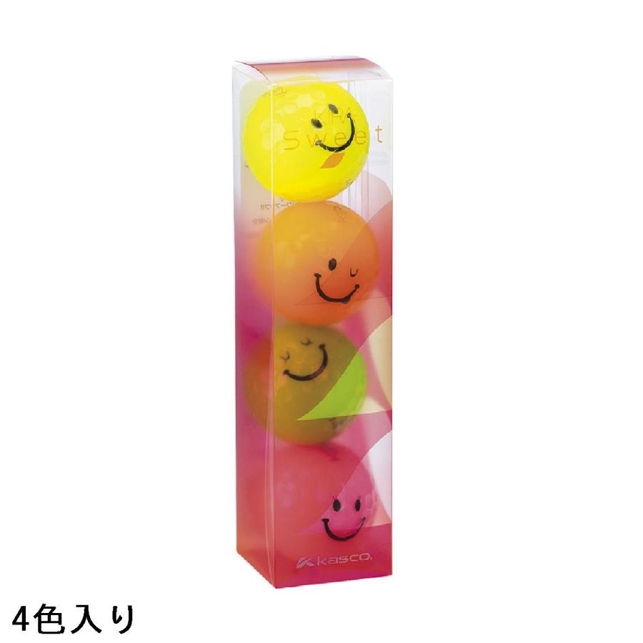 kasco（キャスコ） KIRA KIRA SWEET キャラボール 1スリーブ(4個入り