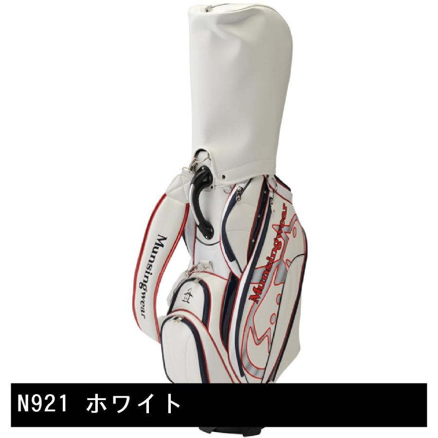 Munsingwear キャディバッグ MQ1183(ホワイト) マンシングウェア Munsingwear キャディバッグ MQ1183 : GDOゴルフ