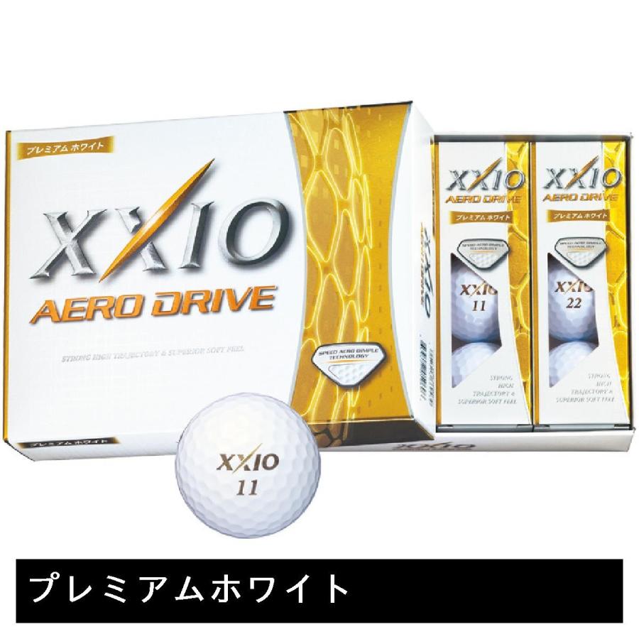 ゴルフボール　ゼクシオ　エアロパワー DUNLOP（ダンロップ） XXIO ゼクシオ エアロ ドライブ ボール : GDO