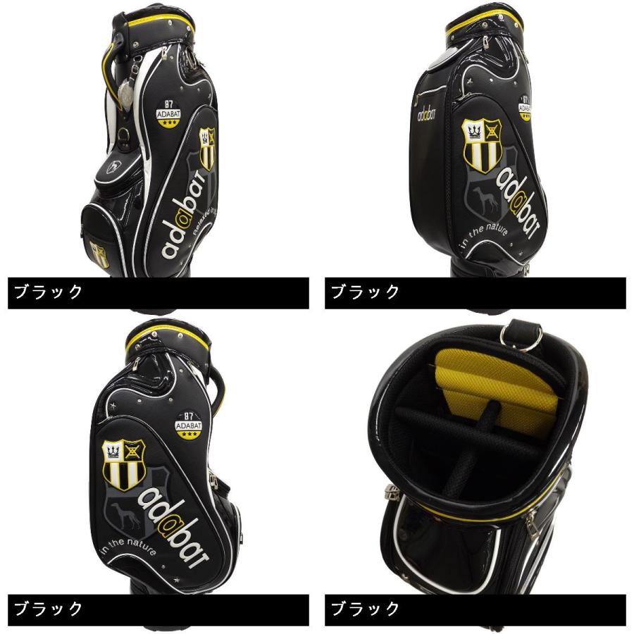 adabat アダバットキャディバッグ カート 6口 ゴールド adabat（アダバット） キャディバッグ ABC288 キャディバッグ : GDO