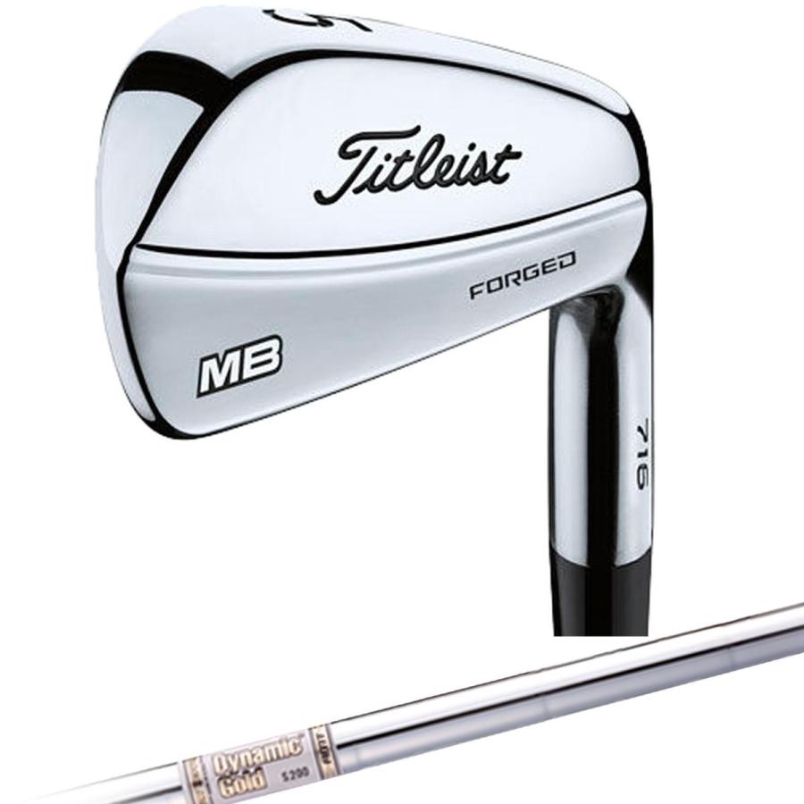 【値下げ中】 タイトリスト 716 MBアイアン 716(6本セット) ダイナミックゴールドAMT シャフト：ダイナミックゴールドAMT レフティ アイアン（セット） 【DG1350023313】(47589円)