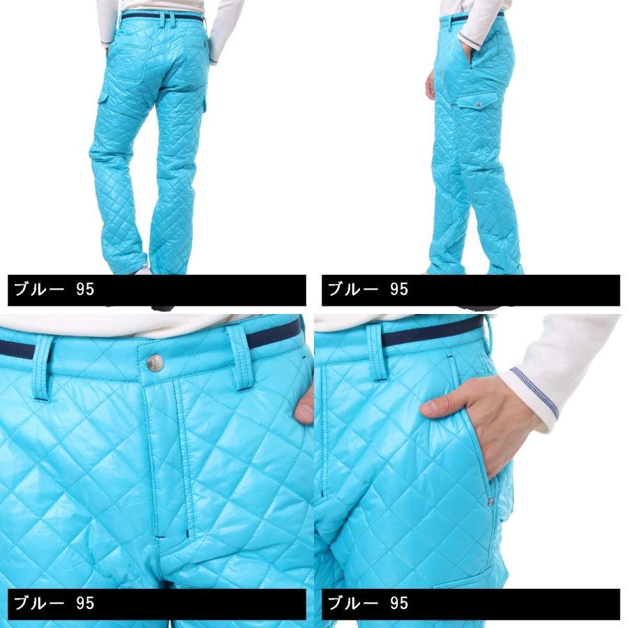 ビバハート VIVA HEART ダイヤ柄中綿防寒パンツ 011-72111 ロング  