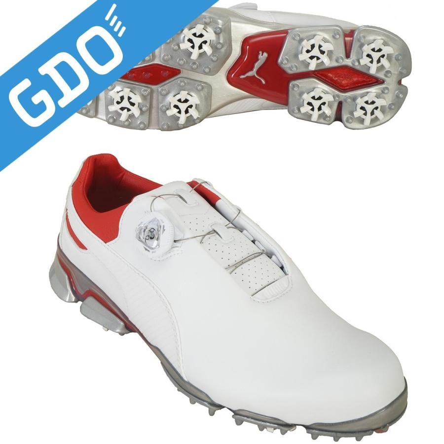 激美品【プーマ】（27.5）ゴルフシューズ タイタンツアー イグナイト Boa PUMA（プーマ） タイタンツアー イグナイト プレミアム Boa シューズ