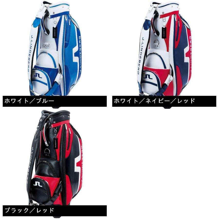 J.LINDEBERG ゴルフバッグ 日本未販売【J.Lindeberg】スタッフTOURゴルフバッグBlack&White
