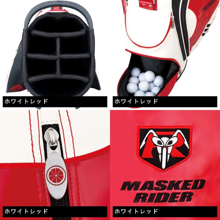 仮面ライダーキャディバッグスタンドタイプMASKED RIDER CYCLONE ゴルフ キャラクター 復刻シリーズ 仮面ライダー キャディバッグ