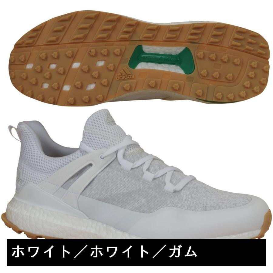 よ*ぉ様 /アディダス ゴルフシューズ【ホワイト/27.0cm】新品 adidas（アディダス） クロスニット ブースト シューズ Q44966