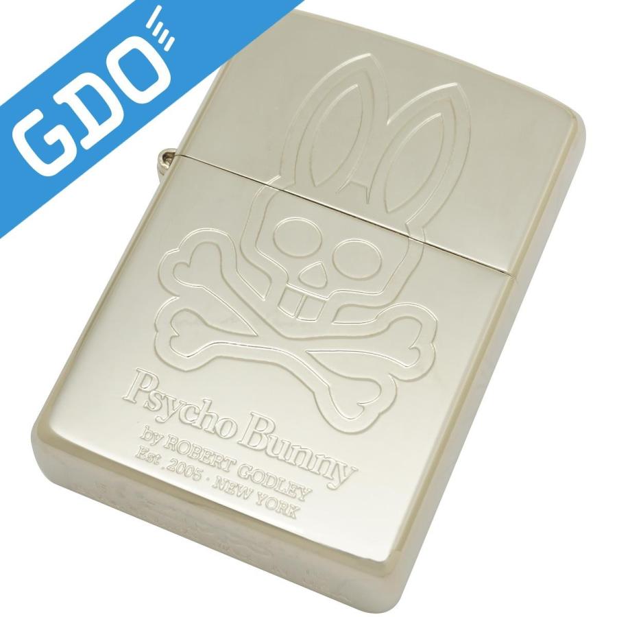 サイコバニー PSYCHO BUNNY ロゴZIPPO 171674JY001 ラウンド小物｜gdoshop