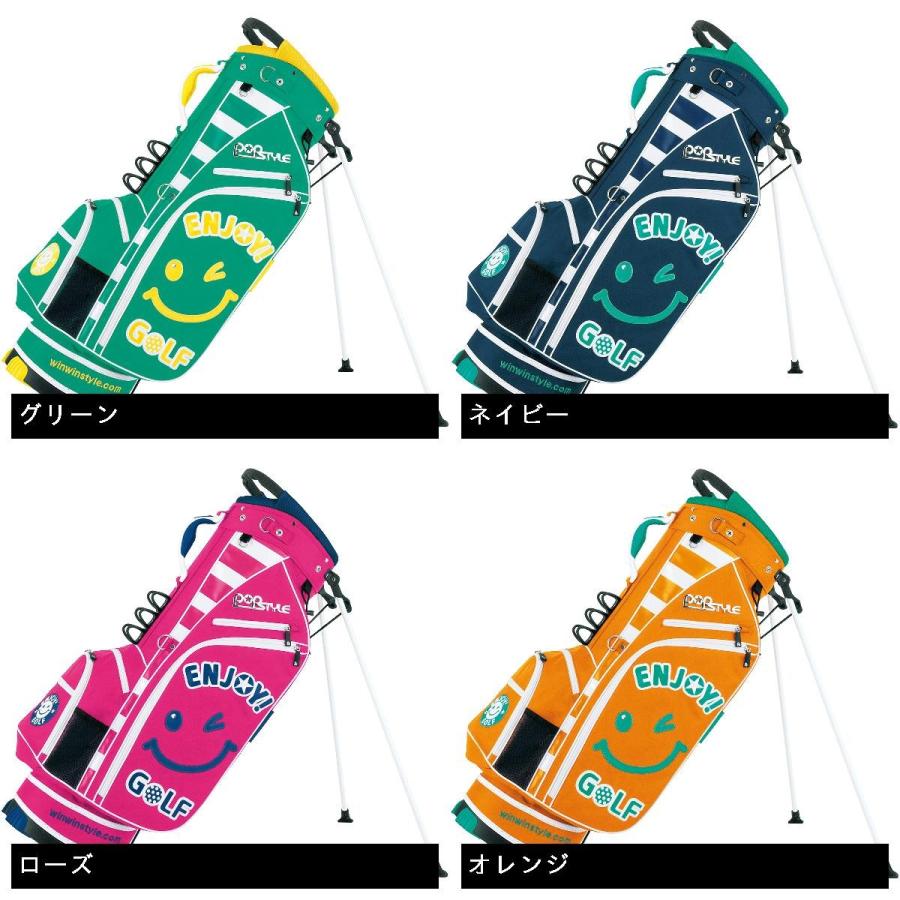 WINWIN STYLE ウィンウィンスタイル ENJOY GOLF BORDER ST スタンドキャディバッグ 