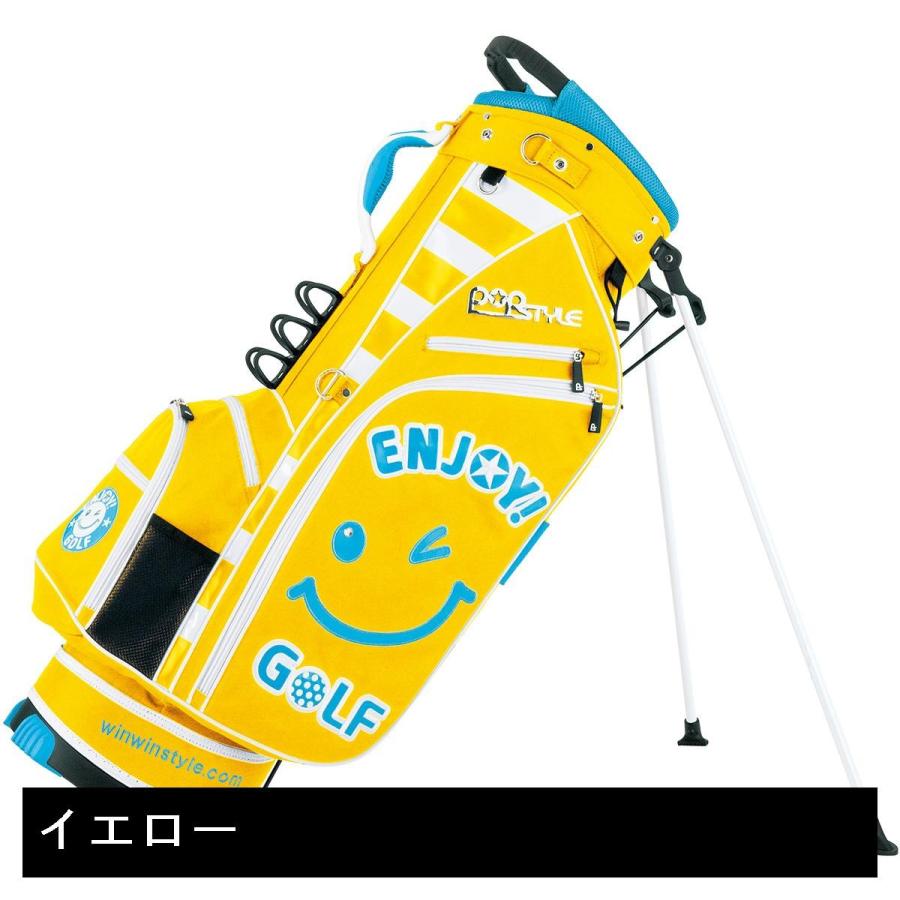 WINWIN STYLE ウィンウィンスタイル ENJOY GOLF BORDER ST スタンドキャディバッグ 