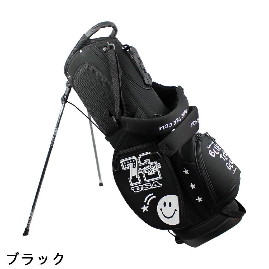 ブルーティーゴルフ　スタンドキャディバッグ(中古) BLUE TEE GOLF（ブルーティーゴルフ） ストレッチスタンドキャディ