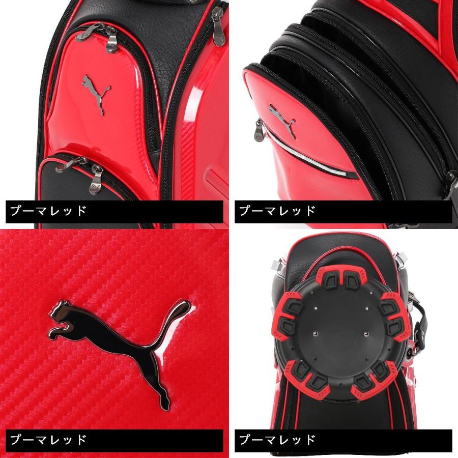 【美品】PUMA プーマ 軽量 キャディバック 赤/黒 PUMA プーマ リミテッド キャディバッグ : GDOゴルフショップ