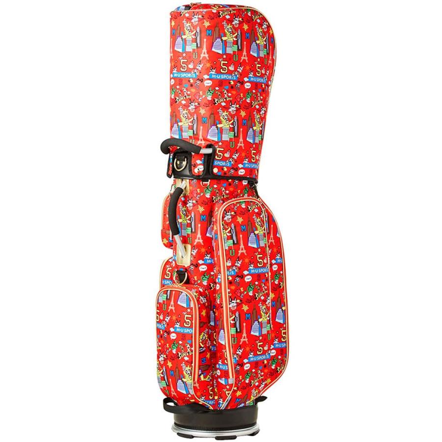 MUスポーツ M.U SPORTS キャラクター5th 総柄キャディバッグ