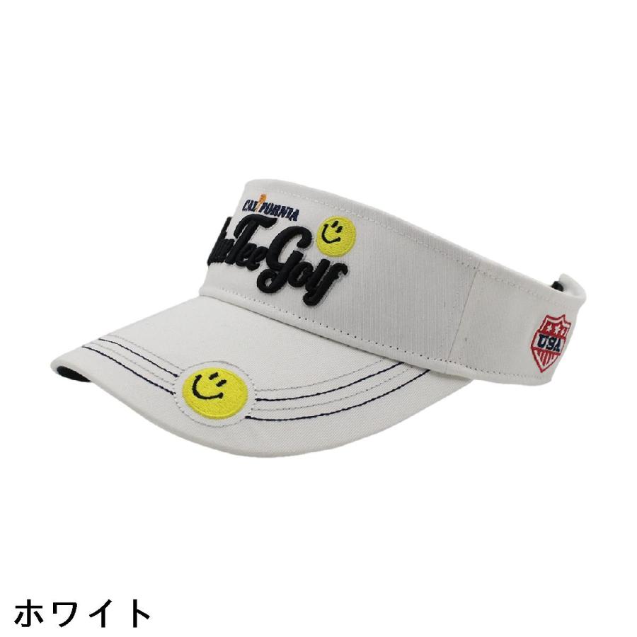 Malbon ゴルフ上下セット 白×ブルー⛳特典サンバイザー付✨夏新作 BLUE TEE GOLF（ブルーティーゴルフ） スマイルサンバイザー : GDO