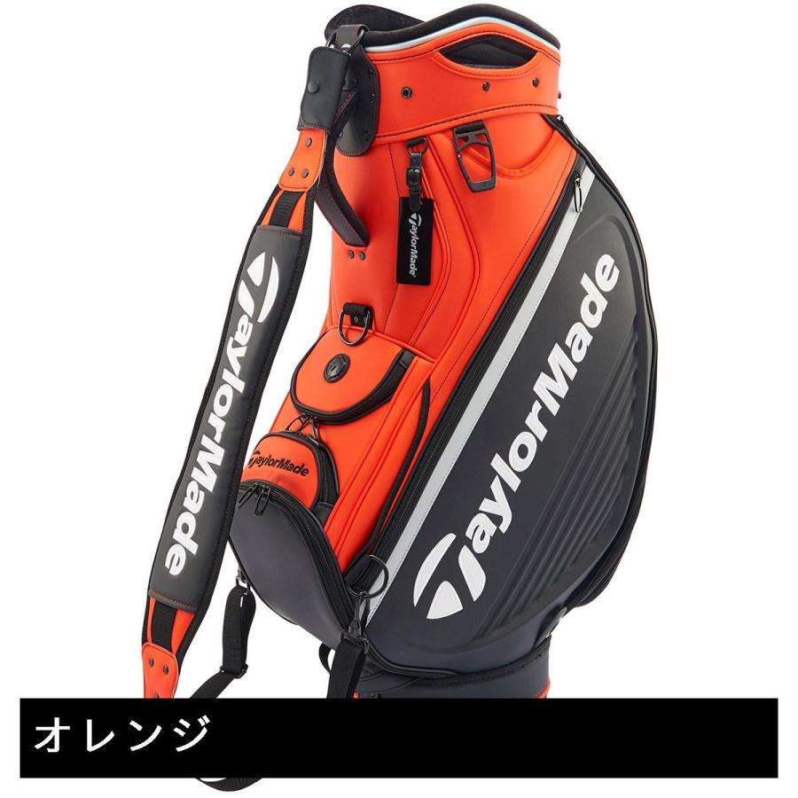 TaylorMade キャディバッグ スタンド付き オレンジ/ブラック TaylorMade（テーラーメイド） Taylor Made GLOBAL TOUR STAFF