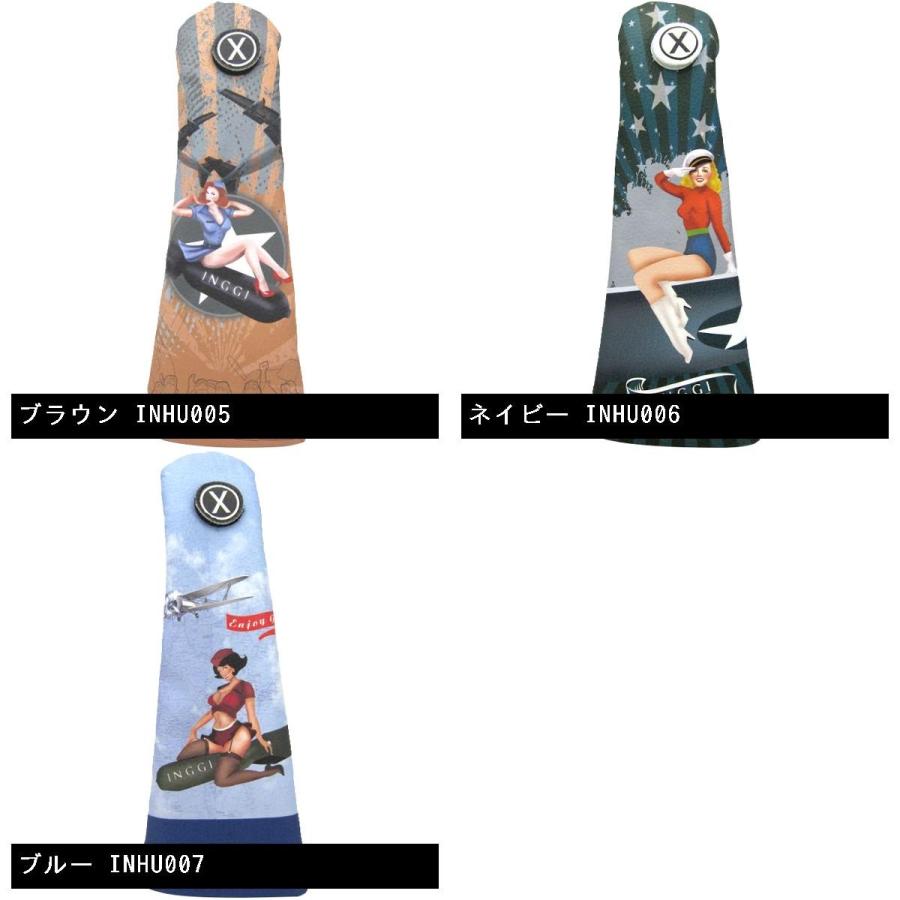 Sunday インギ INGGI PINUP GIRL ヘッドカバー UT用 : GDOゴルフ 