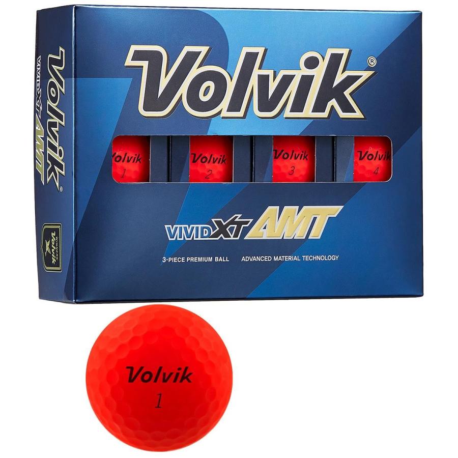 Volvik VIVIDXT AMT 新品未使用品です！ Volvik（ボルビック） Volvik VIVID XT AMT ゴルフボール 1ダース