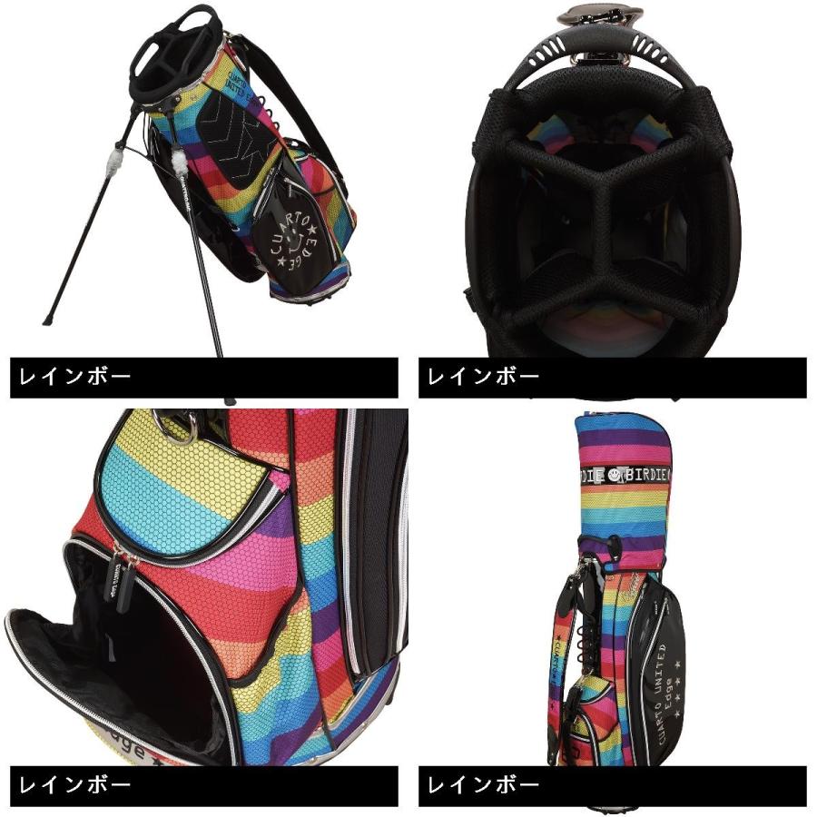 ✴︎未使用✴︎CUARTO UNITED スタンド式ゴルフバッグ Cuarto UNITED（クアルトユナイテッド） パターン スタンドキャディ