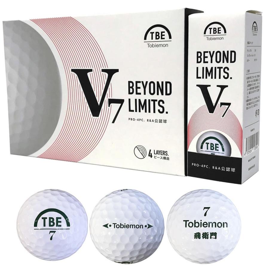 飛衛門（TOBIEMON） TOBIEMON BEYOND LIMITS V7 ゴルフボール 1ダース