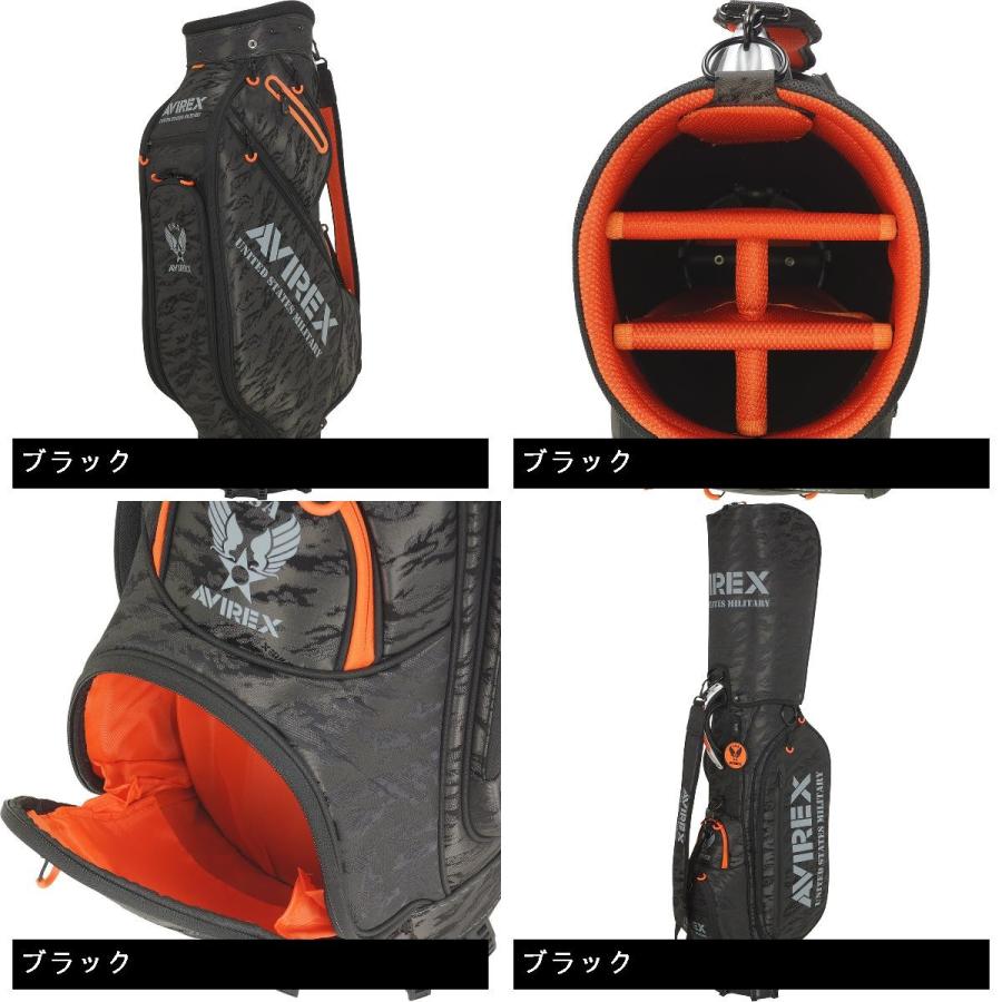 アビレックス ゴルフ AVIREX GOLF キャディバッグ : GDOゴルフショップ