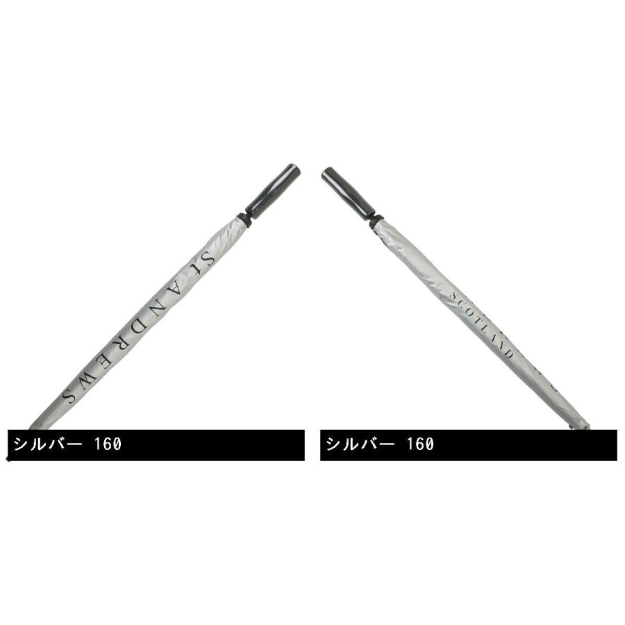 St ANDREWS/セントアンドリュース ゴルフ傘【シルバー/ブラック】新品！ St ANDREWS】UV傘 (UNISEX)（ゴルフグッズ）｜St ANDREWS