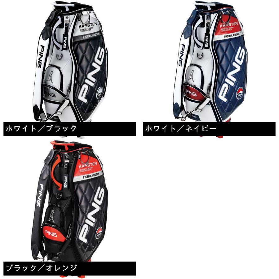 PING キャディバッグ PING ピン キャディバッグ CB-N2504 アウトドア 9.0型 4分割