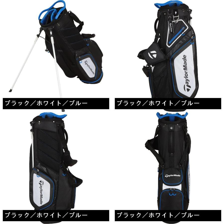 TaylorMade キャディバッグ ホワイト・ブルー・ブラック テーラーメイド TaylorMade キャディバッグ ホワイト・ブルー TaylorMade