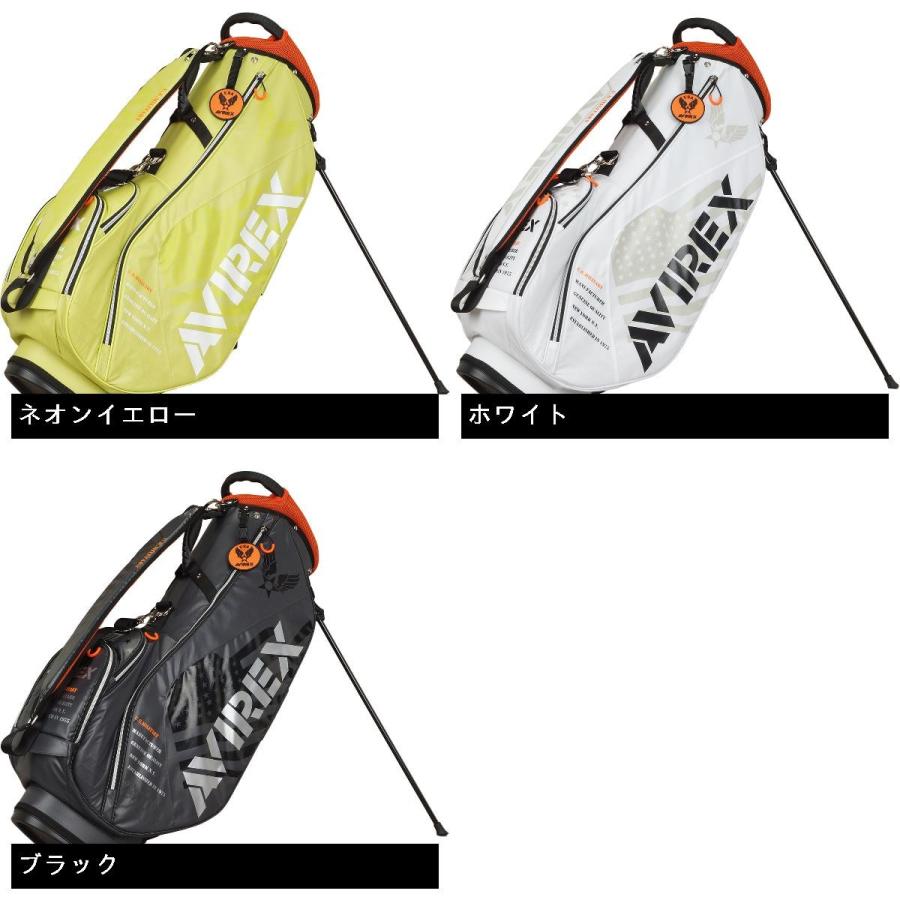 アビレックス ゴルフ AVIREX GOLF スタンドキャディバッグ : GDOゴルフ