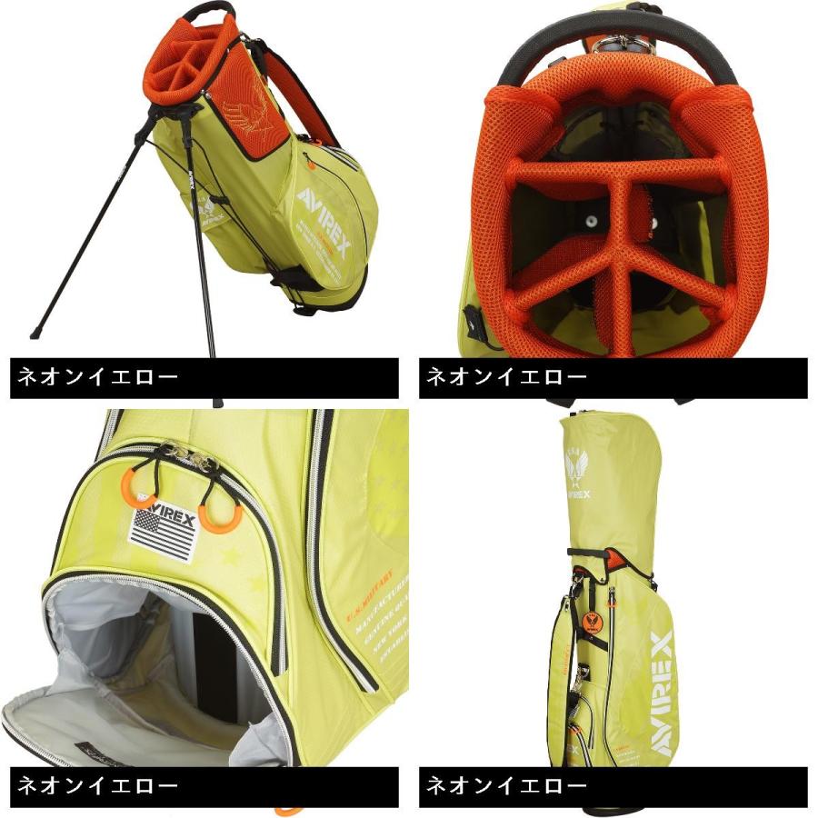 アビレックス ゴルフ AVIREX GOLF スタンドキャディバッグ : GDOゴルフ