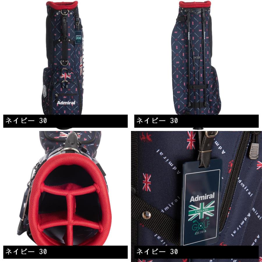 Admiral アドミラル モノグラムスタンドキャディバッグ : GDO