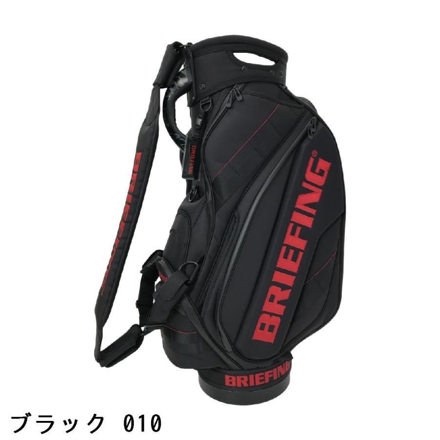 BRIEFING CR-3 キャディバッグ ブラック/レッド BRIEFING CR-3 キャディバッグ ブラック/レッド BRIEFING GOLF