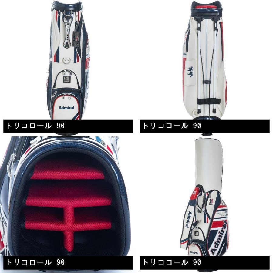 雅*読様 Admiral GOLF 10周年モデルキャディバック Admiral（アドミラル） ヘッドカバー付き 10周年モデル キャディバッグ