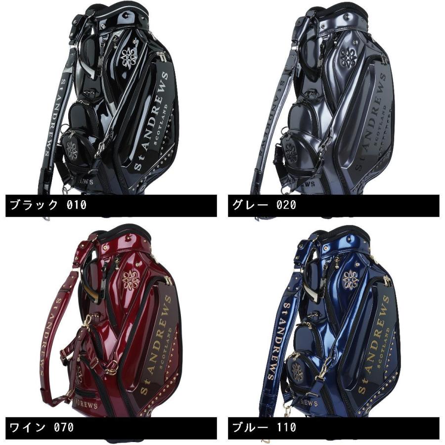 セント・アンドリュース St ANDREWS エナメルキャディバッグ : GDO