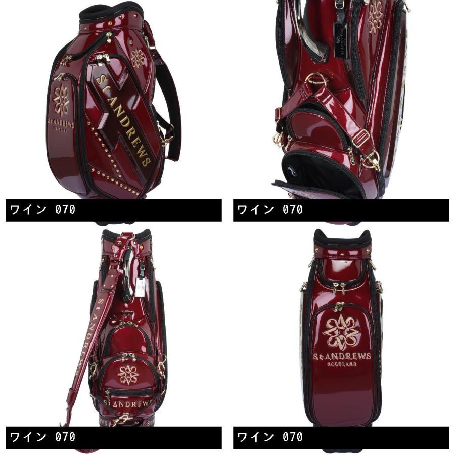 セント・アンドリュース St ANDREWS エナメルキャディバッグ : GDO