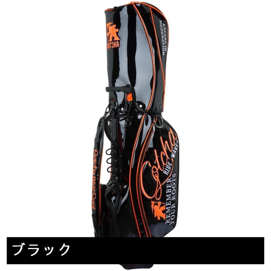 GOTCHA GOLF ガッチャゴルフ エナメルネオンキャディバッグ GOTCHA GOLF ガッチャゴルフ エナメルネオンキャディバッグ